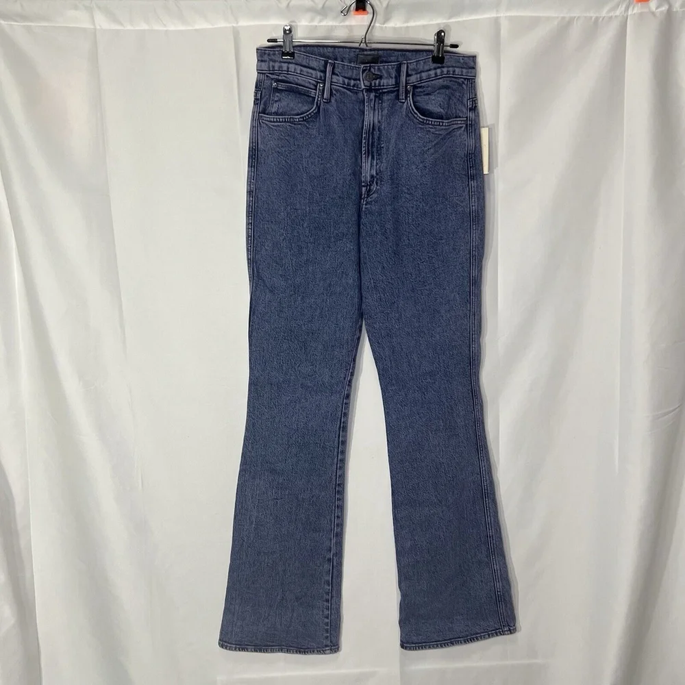 MOTHER The Desperado Heel Jeans In Paisley Purple Size 31 NWT - Picture 2 of 16